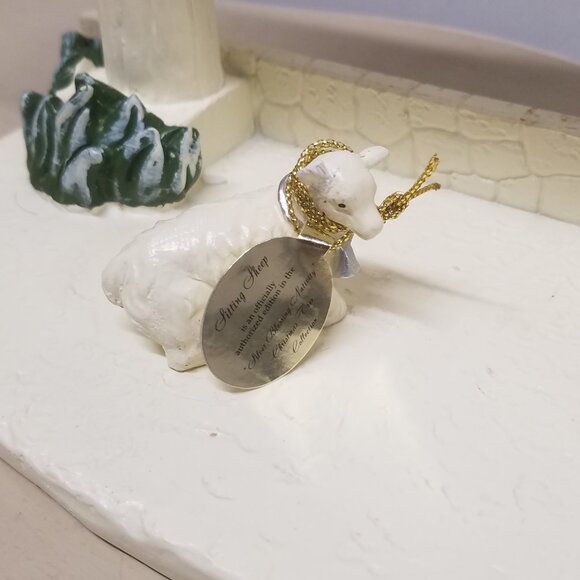 Silver Blessings Nativity Christmas Tree Collection Creche Nativity Stable - Picture 3 of 11